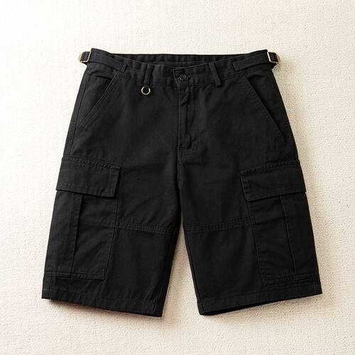 美式夏季男装时尚运动休闲阿美咔叽夏天宽松五分裤子潮流工装短裤
