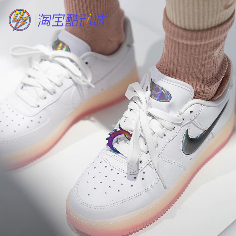 耐克Nike AF1空军一号CNY龙年限定白粉果冻底低帮休闲板鞋 FZ5741-封面