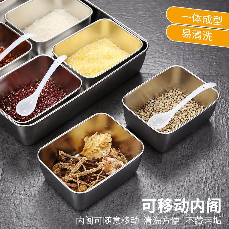 Sleek Japanese Stainless Steel Seasoning Box with Lid - Product image 4