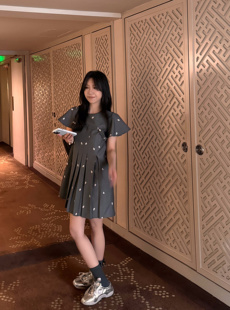 Scout 连衣裙女夏半裙三件套 「知识分子」定制面料Miu系千金套装