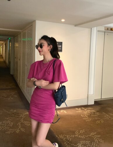 scout原创设计女团的廓形短袖t恤
