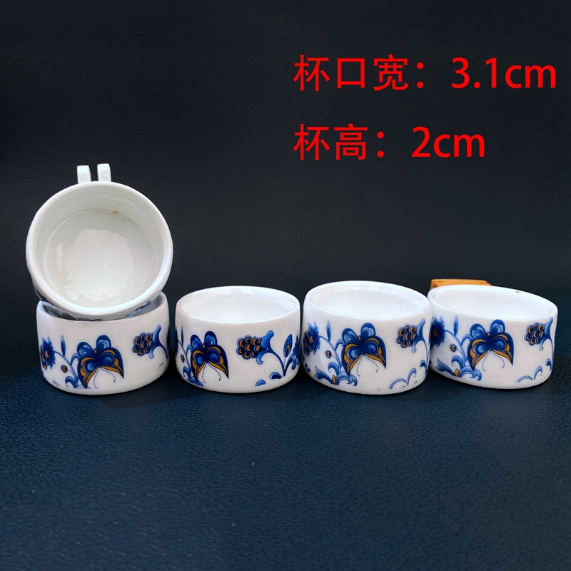 陶瓷浅子鸟食罐 画眉 玉鸟 点颏 靛颏 红子  绣眼 虫杯 虫碗鸟类