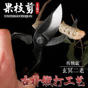 修枝剪 园艺剪刀省力剪刀粗枝剪修树枝剪 望儿山果树剪刀 花艺老式