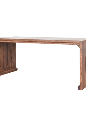 徽州木府老榆木茶桌椅组合新中式全实木茶艺茶台办公室茶道桌包邮