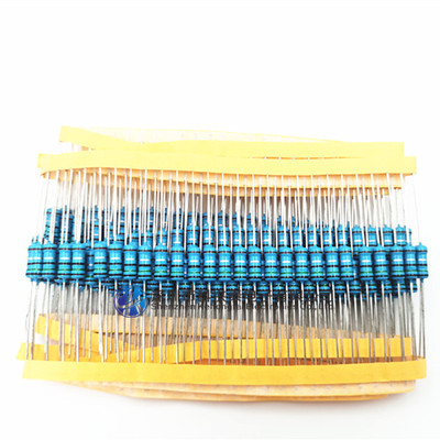 金属膜电阻0.5R1W1%0.5欧铜线