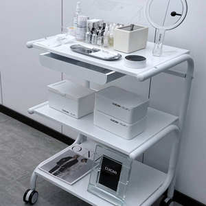 高档美容院菲洛嘉款专用推车美容仪器车带抽屉美业械置物工具推车