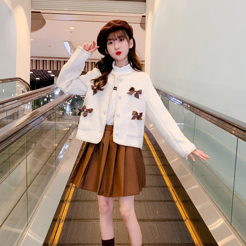 女童套装春秋韩版洋气两件套