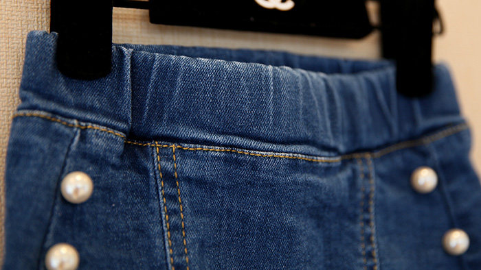 Jupe fillette en toile - Ref 2052875 Image 4