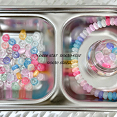 6mm超优彩虹色拉丝猫眼算盘米珠手链项链饰品配件diy手工串珠材料