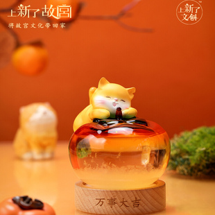 上新了故宫万事大吉天气瓶猫咪送女生女孩生日礼物新婚朋友桌面