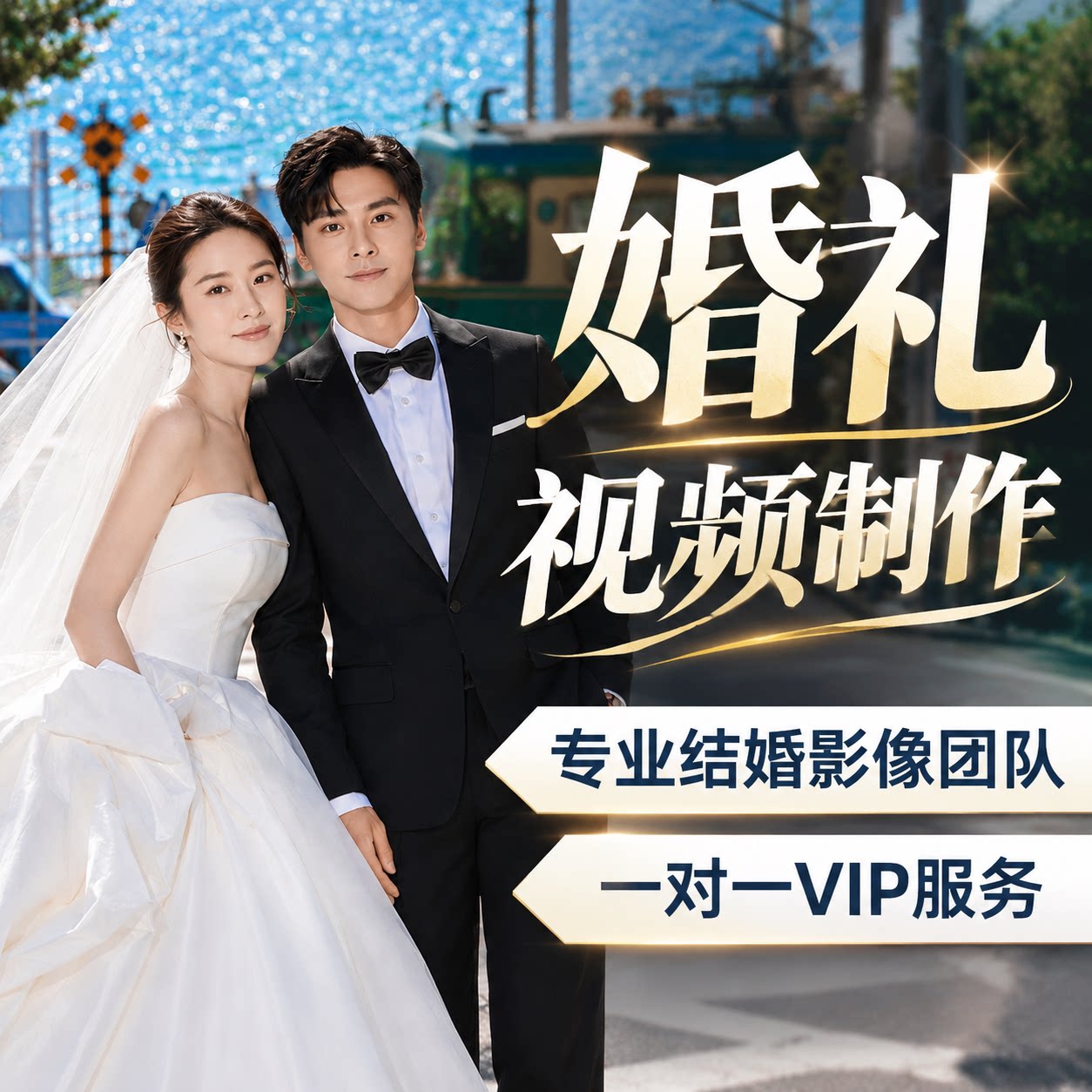 婚礼视频制作结婚花絮开场求婚暖场mv短片婚前微电影定制后期剪辑