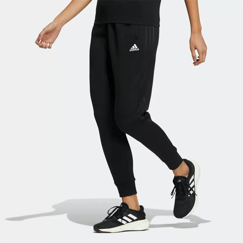 正品Adidas阿迪达斯百搭简约女裤冬季运动收口束脚休闲长裤HM7072