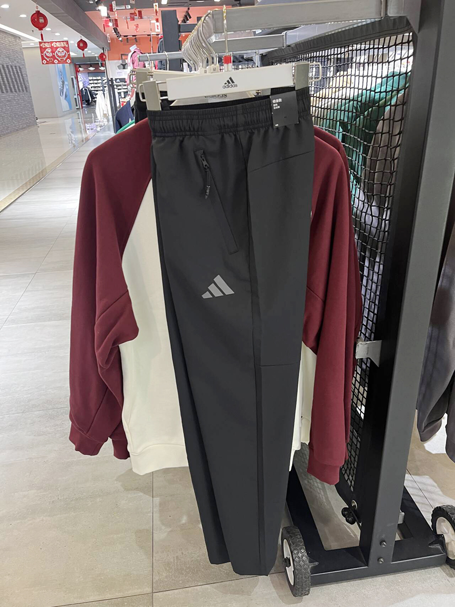长裤Adidas/阿迪达斯直筒宽松