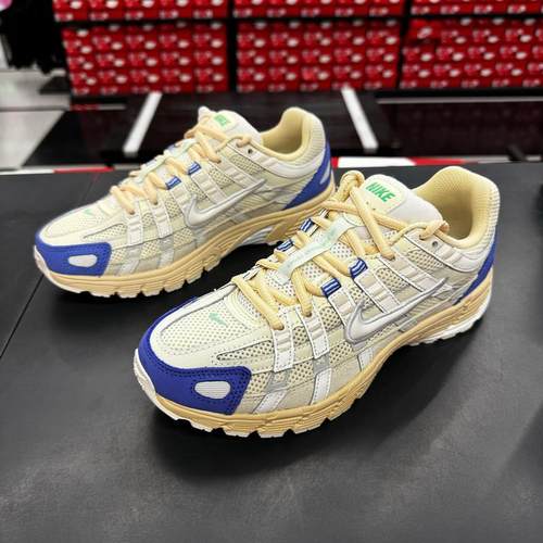 正品Nike/耐克男女鞋P-6000米蓝色复古运动休闲跑步鞋FJ5443-113