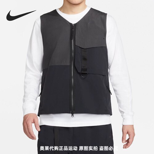 正品Nike/耐克男子春秋户外旅行运动休闲无袖工装马甲DM5535-060