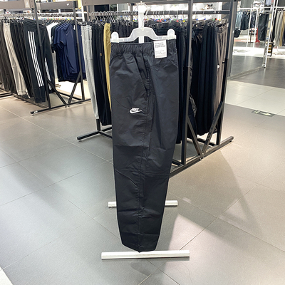 正品Nike/耐克男子长裤新款梭织直筒运动裤黑色裤子DX3337-010