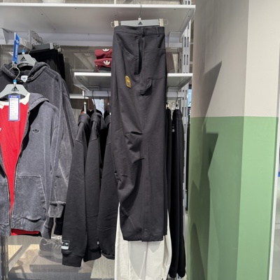 Adidas阿迪达斯三叶草男裤春秋新款学院风宽松运动休闲长裤JC6847