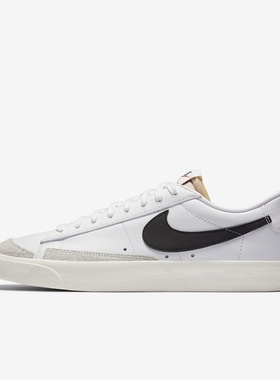 Nike耐克BLAZER低帮男开拓者复古运动鞋板鞋夏季翻毛皮DA6364
