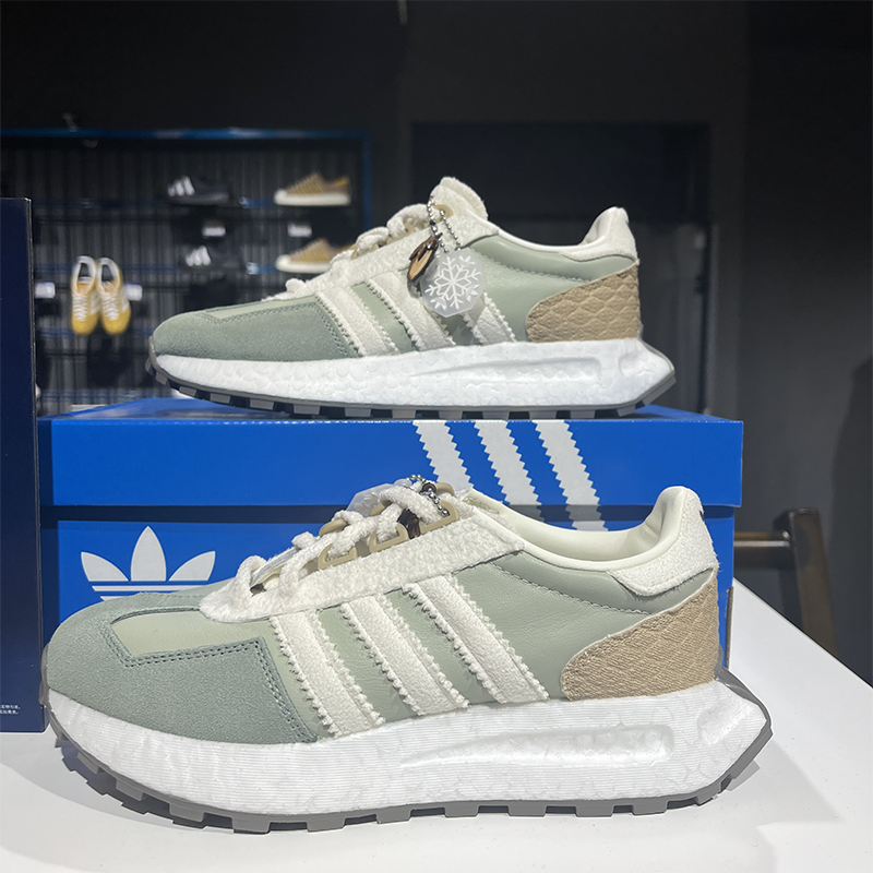 正品Adidas/阿迪达斯三叶草女子冬新款低帮轻便运动休闲鞋IF3885