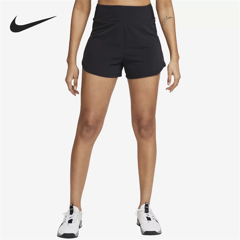 正品Nike耐克女款网球夏款运动裤开衩休闲轻便透气短裤DX6019-010