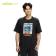 运动休闲宽松透气圆领短袖 阿迪达斯男女同款 T恤HD7267 Adidas 正品