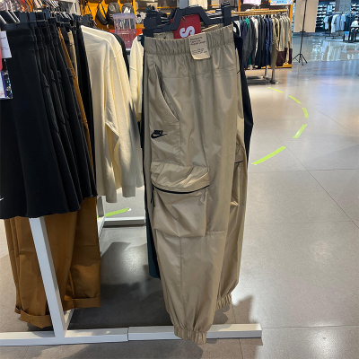 正品NIKE/耐克男子秋季新款休闲宽松百搭梭织运动束脚长裤FB7912