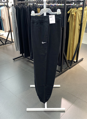 正品Nike/耐克女子新款跑步简约百搭休闲运动针织长裤 DM6420-010