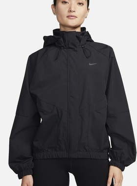 耐克STORM-FITSWIFT女防风拒水跑步夹克户外连帽外套FB7493-010