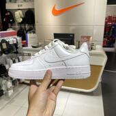 NIKE耐克女鞋 100 DD8959 空军一号AF1纯白低帮复古板鞋 休闲运动鞋