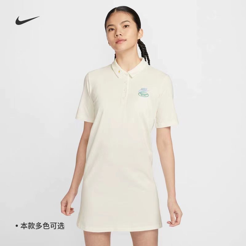 正品Nike/耐克女子夏季新款针织休闲运动连衣裙 HJ3949-133-041