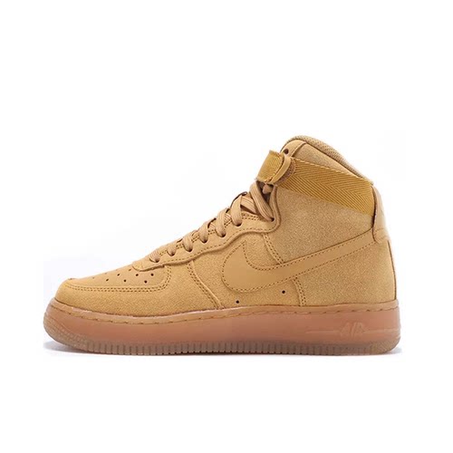 正品Nike/耐克女鞋空军一号AF1小麦色大童休闲鞋CK0262-700