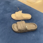 男女情侣3D打印像素凉拖拖鞋 新款 HP6522 Adidas阿迪达斯夏季 正品