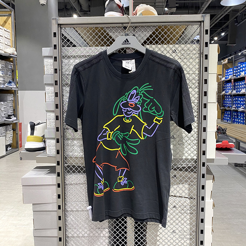 正品Adidas/阿迪达斯三叶草短袖男装夏季运动透气休闲T恤 HC0645