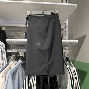 JL6053 梭织透气运动宽松五分裤 Adidas阿迪达斯男子25夏季 凉感短裤