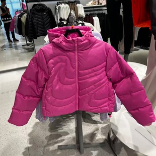 NIKE耐克短款羽绒服女子25冬新款保暖防风百搭外套夹克IB2006-606