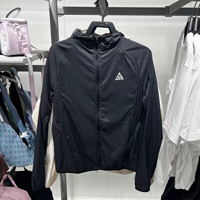 Nike/耐克春秋女士连帽简约宽松透气运动休闲夹克外套IO9749-010