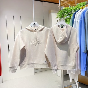 IP0756 正品 连帽针织卫衣束脚长裤 阿迪达斯女子秋季 IP7054 Adidas