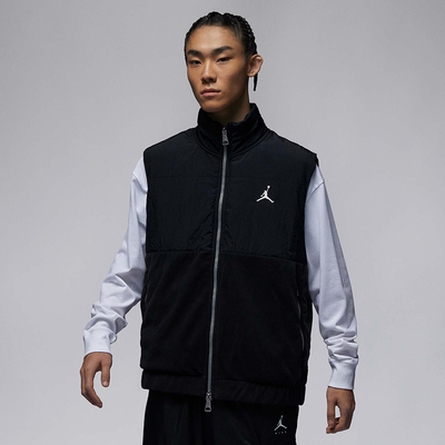 正品Nike/耐克冬季新款男子JORDAN运动休闲保暖拼接棉马甲FD8629