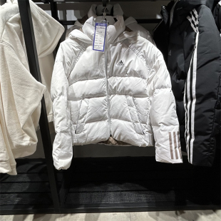 连帽羽绒服运动保暖夹克外套IL8935 阿迪达斯女子冬季 正品 Adidas