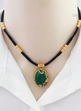 奢华锁骨链信美之家镀金首饰品女