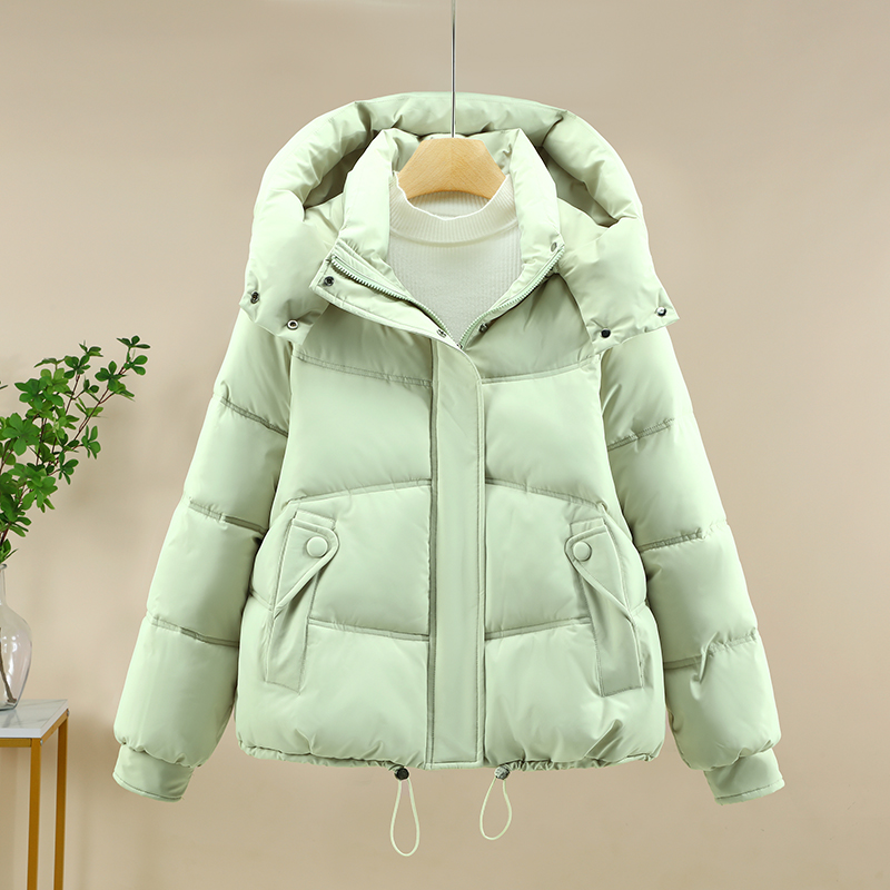 今年流行羽绒棉服女2025冬季新款小个子爆款棉服棉袄短款保暖外套