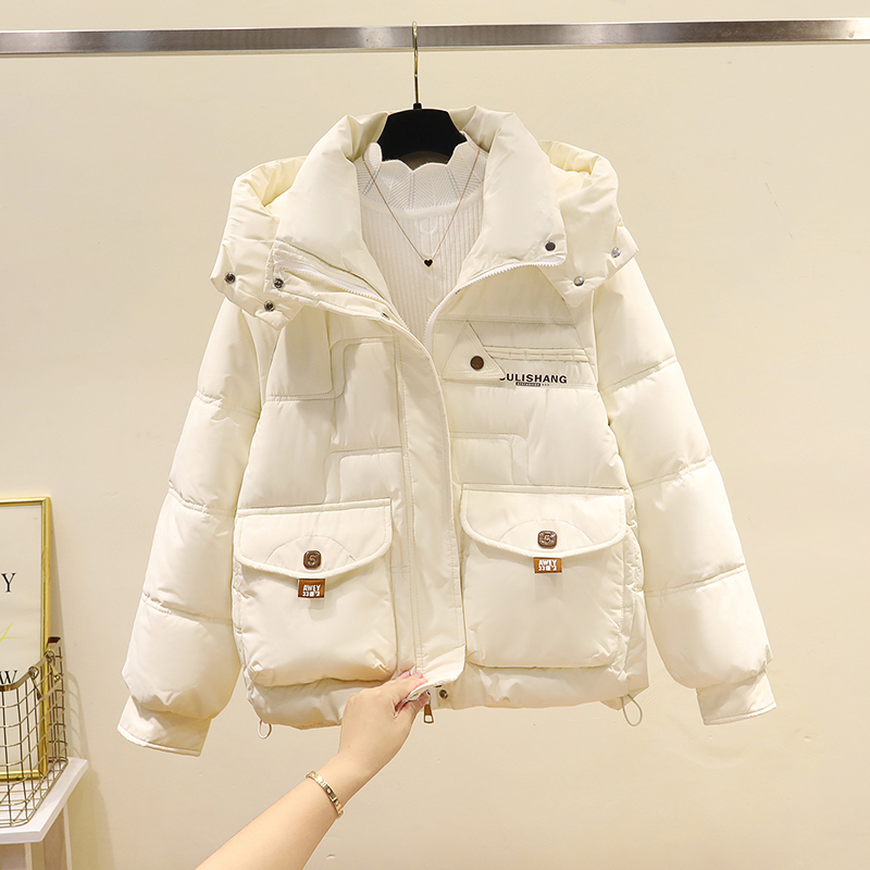 今年流行羽绒棉服女2025冬季新款小个子爆款棉服棉袄短款保暖外套