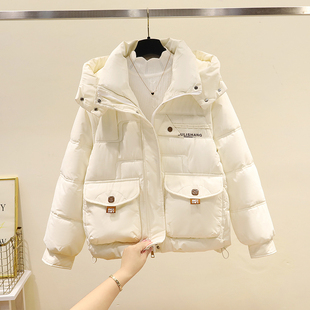 今年流行羽绒棉服女2025冬季新款小个子爆款棉服棉袄短款保暖外套