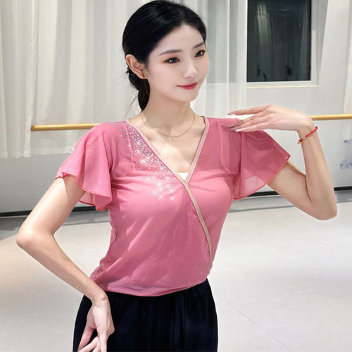 新款古典舞纱衣练功服