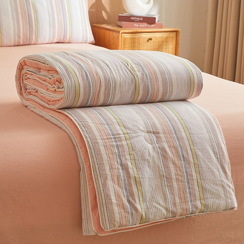 无印良品A类里外全棉夏被可机洗