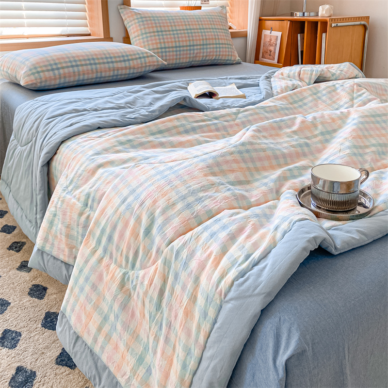 无印良品夏被棉柔软亲肤