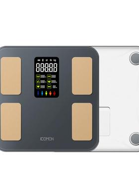 沃莱ICOMON体脂秤智能心率电子体重秤全家人体用APP自测数据健康