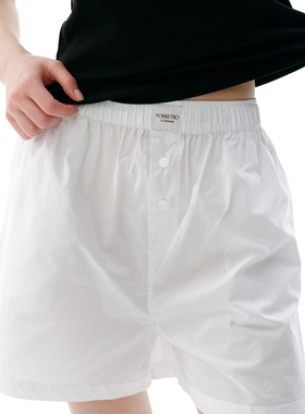 FORRETRO Boxer 夏日经典多色长绒棉居家短裤百搭可外穿睡裤女