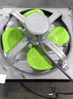 理通YSFA/YYFA40-4方形耐高温F级百叶窗换气扇排风扇400mm 150W