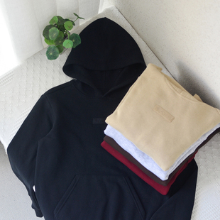 斯家纯元 145cm男童春秋抓绒连帽卫衣中大童薄绒休闲运动套头上衣